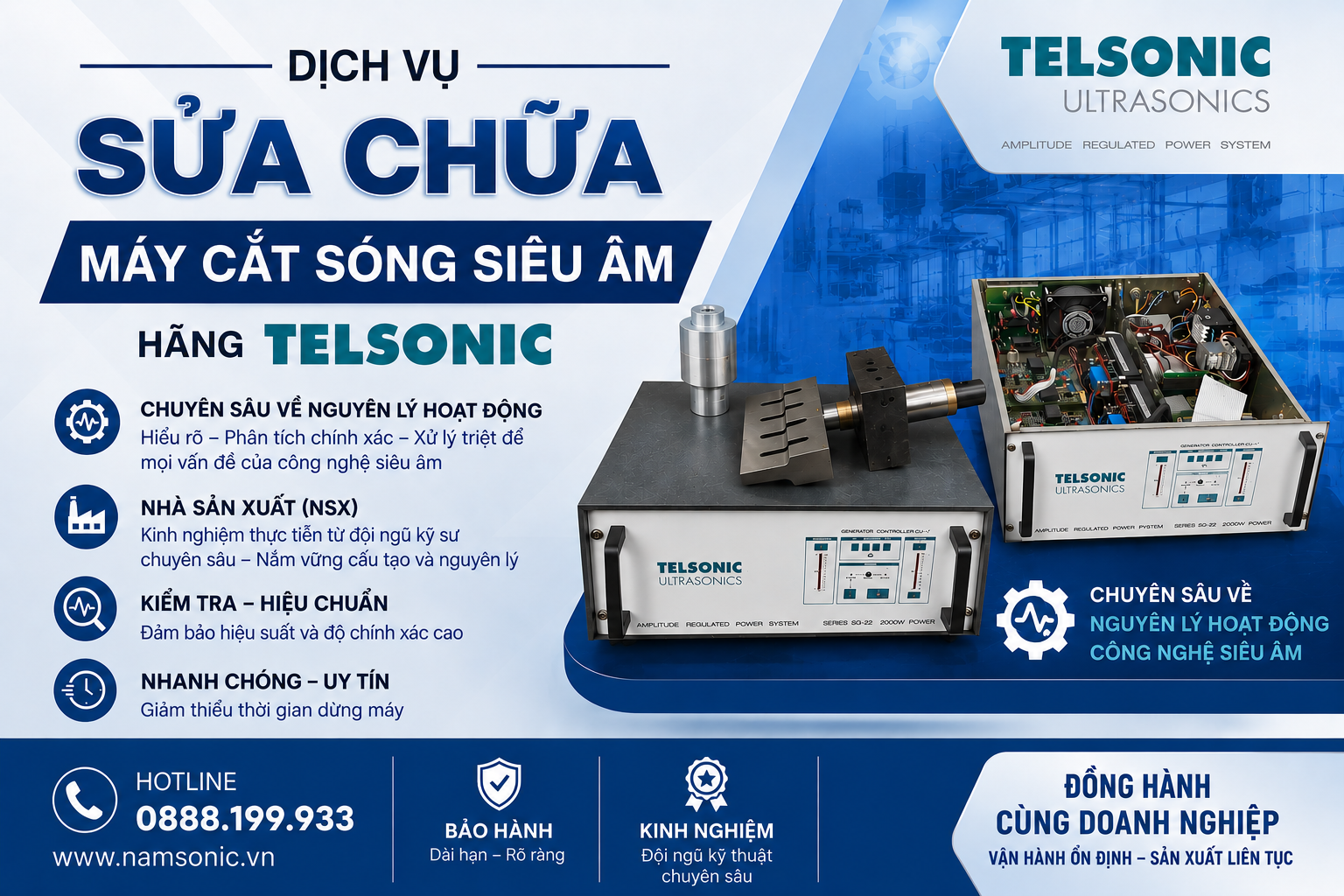 sua chua may sieu am telsonic img